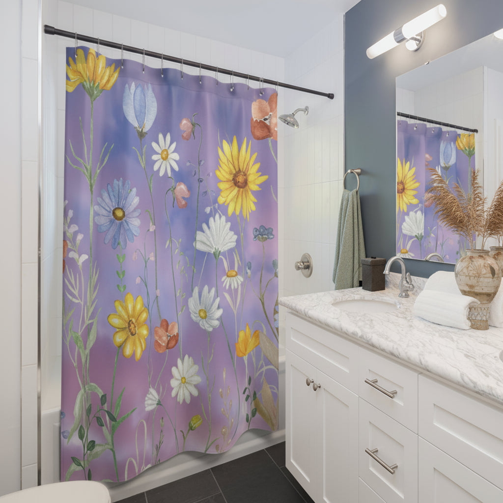Floral Meadow Shower Curtain