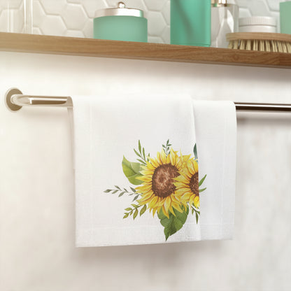 Sunflower Face Towel