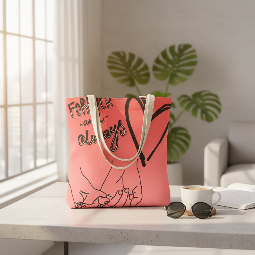 "Forever and Always" Tote Bag