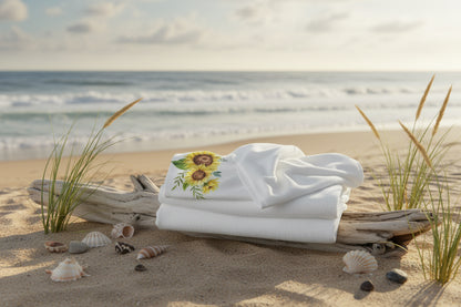 Sunflower Bouquet Beach Towel