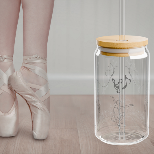Dancing Ballerina Sipper Glass