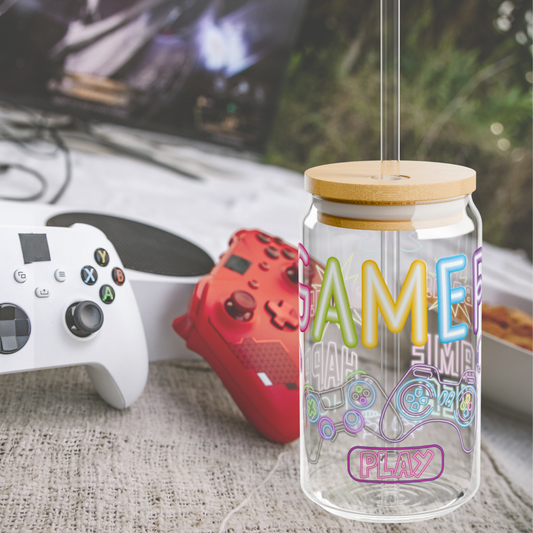 Gamer Sipper Glass