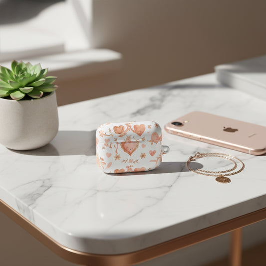 Heart Floral Protective Appel AirPods Cover