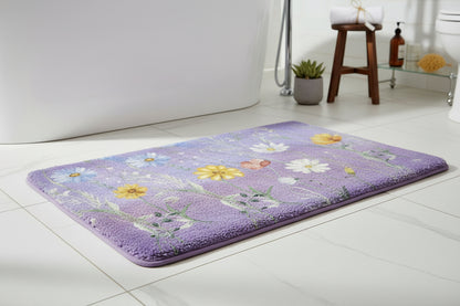 Floral Meadow Bath Mat