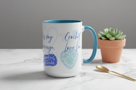 Crochet Is My Love Language Coffee Mug